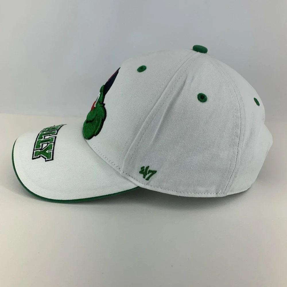 WALLY Red Sox KIDS Hat Boston Green Monster White Adjustable '47 Baseball Cap